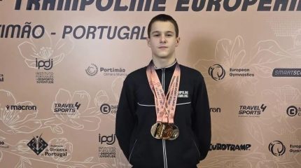 Блестящие результаты на юниорском чемпионате Европы по прыжкам на батуте!