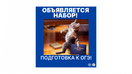 ПОРА ГОТОВИТЬСЯ К ОГЭ!