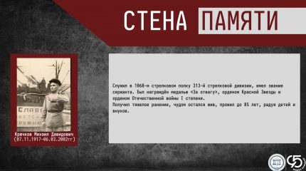 Стена Памяти | День Великой Победы | Часть вторая