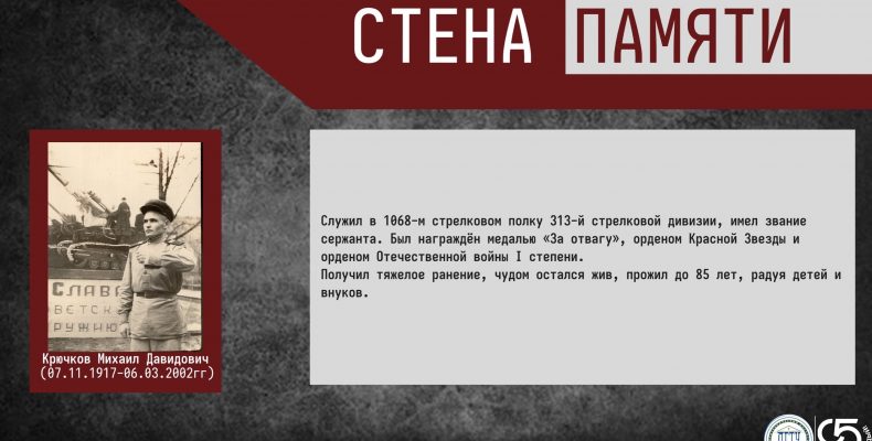 Стена Памяти | День Великой Победы | Часть вторая