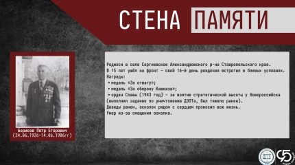 Стена Памяти | День Великой Победы | Часть первая