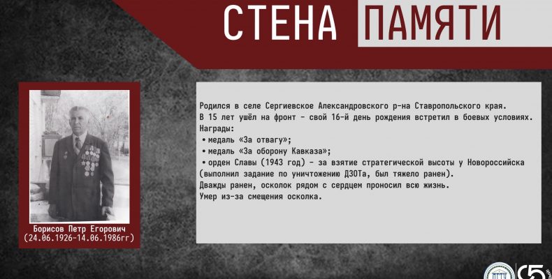 Стена Памяти | День Великой Победы | Часть первая